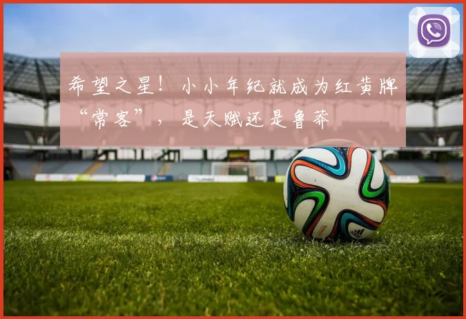 希望之星!小小年纪就成为红黄牌“常客”,是天赋还是鲁莽